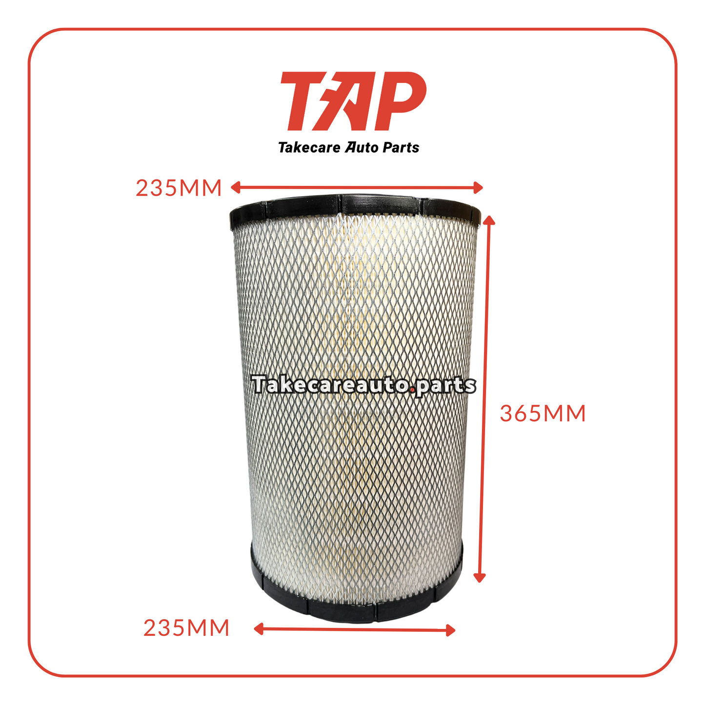 1-87610113-0 ISUZU BVP AIR FILTER (OUTER)