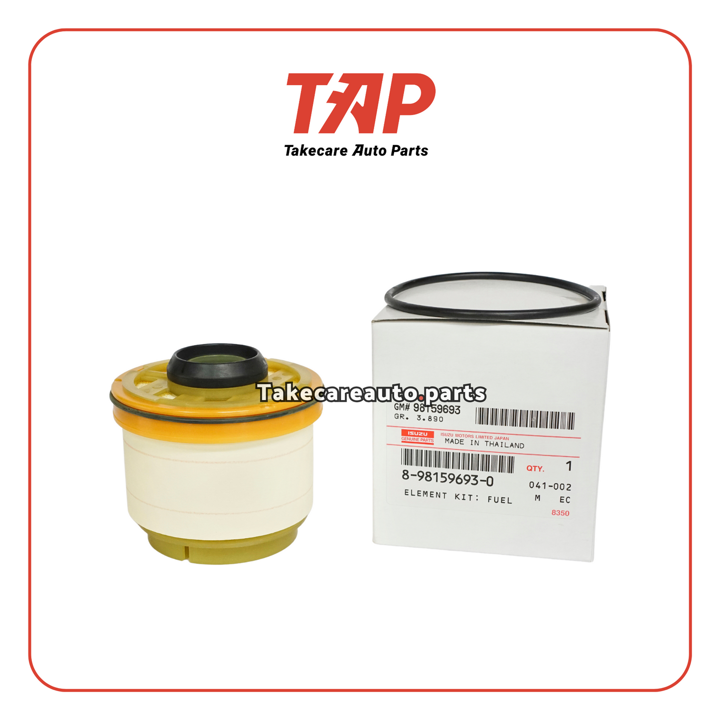 8-98159693-0 ISUZU GENUINE FUEL FILTER